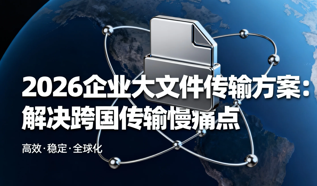 2026 企业大文件传输方案:解决跨国传输慢痛点