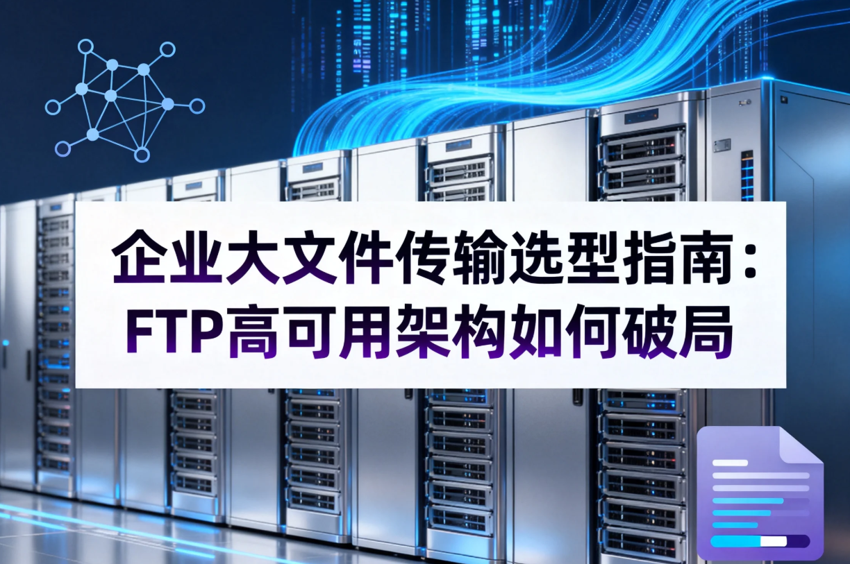 企业大文件传输选型指南:FTP高可用架构如何破局
