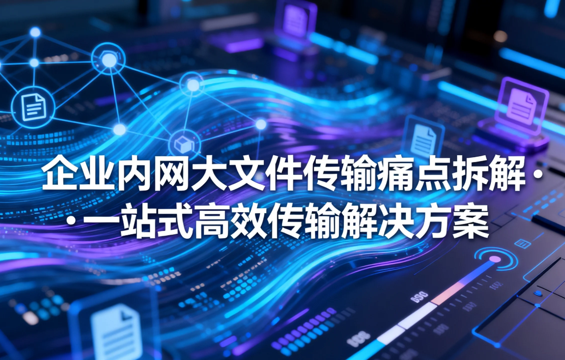 企业内网大文件传输痛点拆解,一站式高效传输解决方案