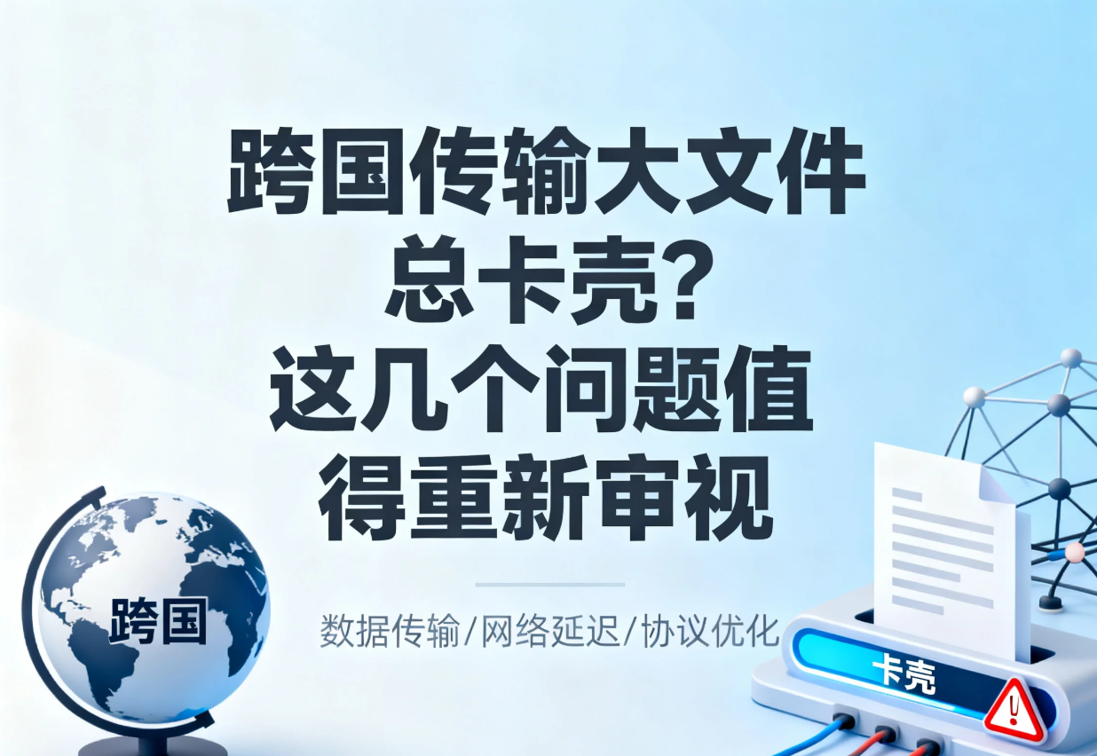 跨国传输大文件总卡壳?这几个问题值得重新审视