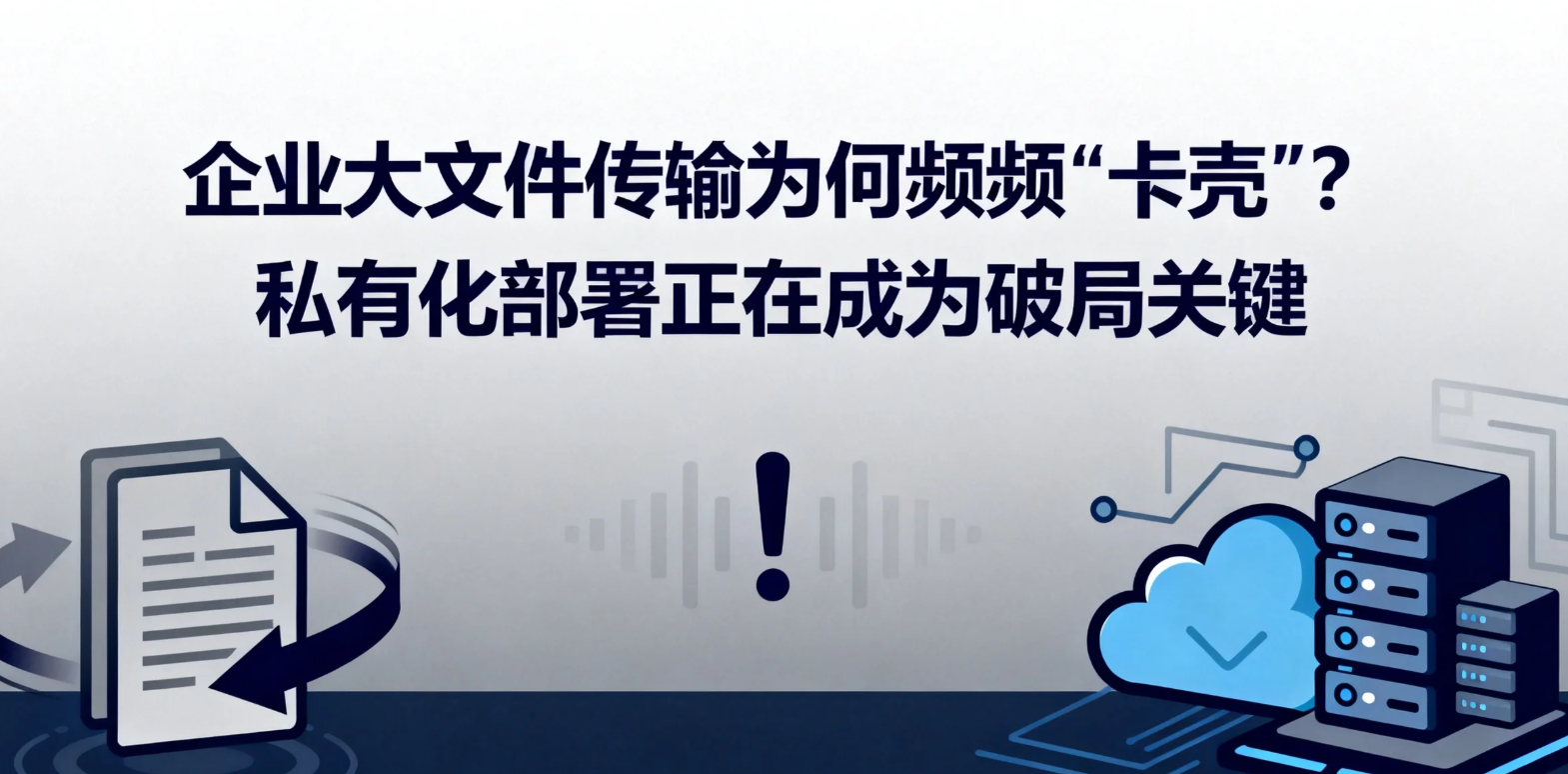 企业大文件传输为何频频“卡壳”?私有化部署正在成为破局关键