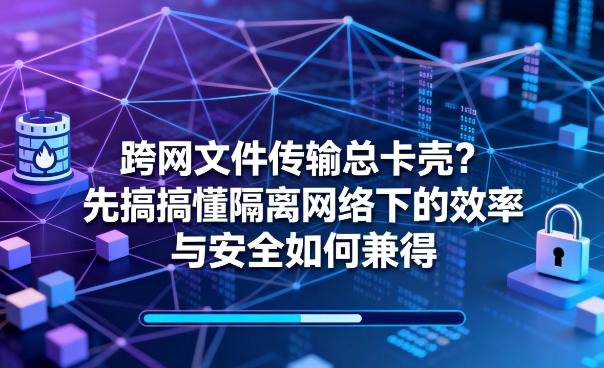 跨网文件传输总卡壳?先搞懂隔离网络下的效率与安全如何兼得