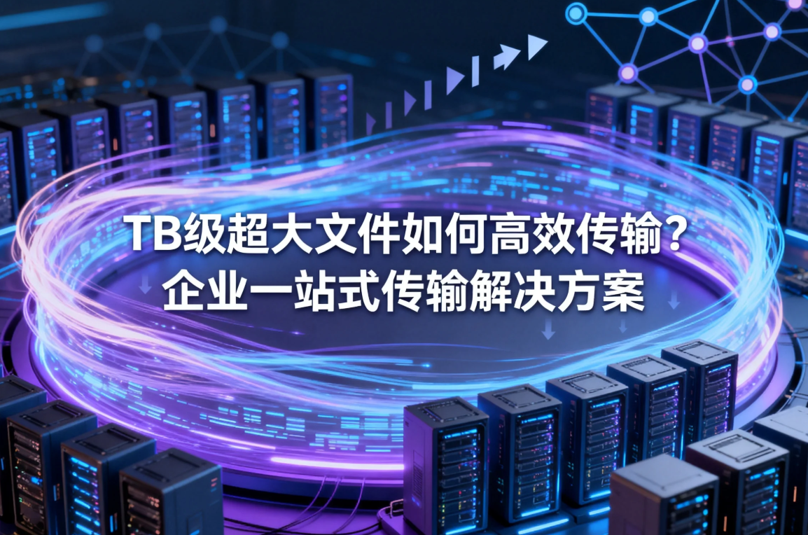 TB级超大文件如何高效传输?企业一站式传输解决方案