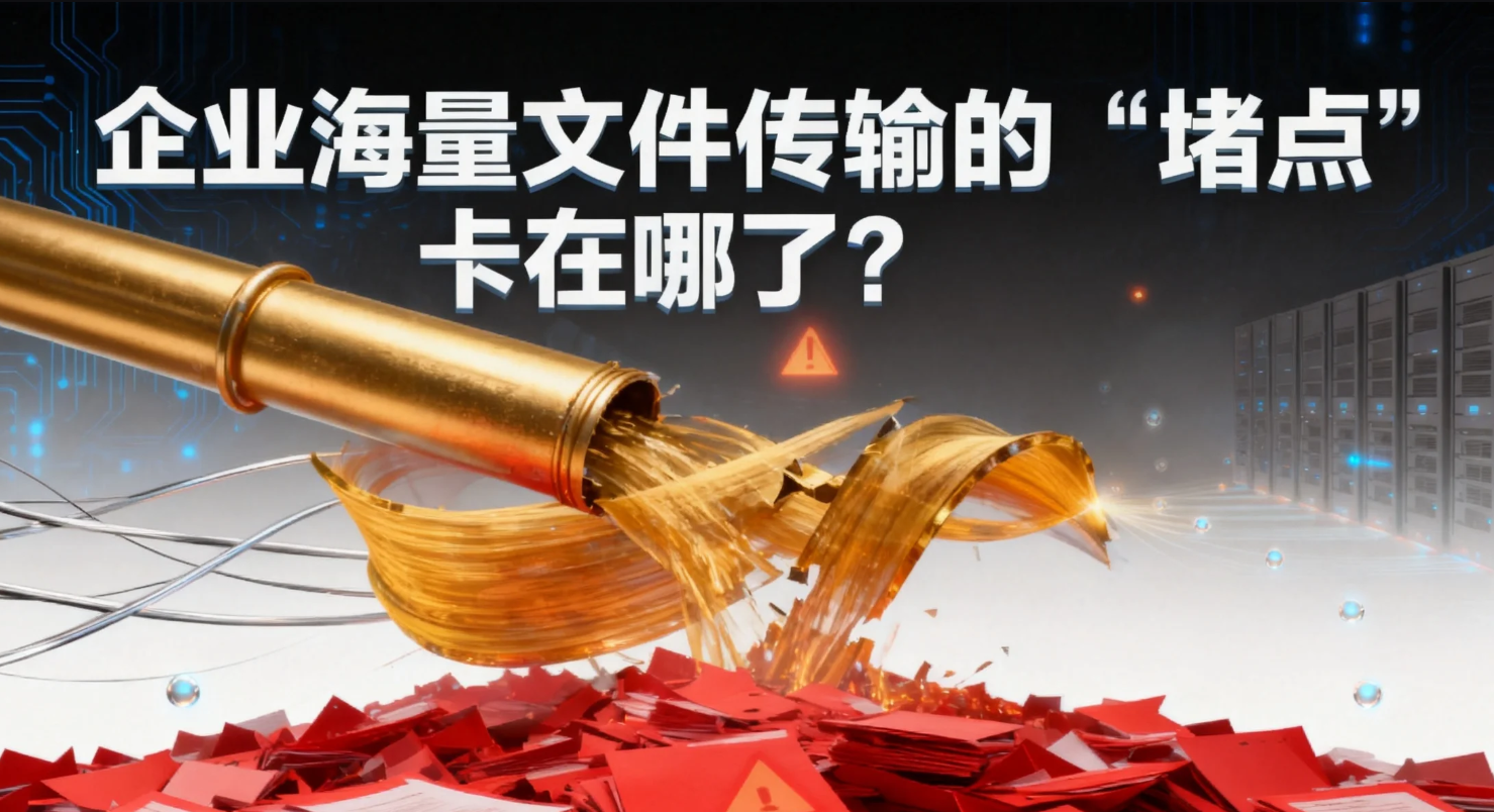 企业海量文件传输的“堵点”,卡在哪了?