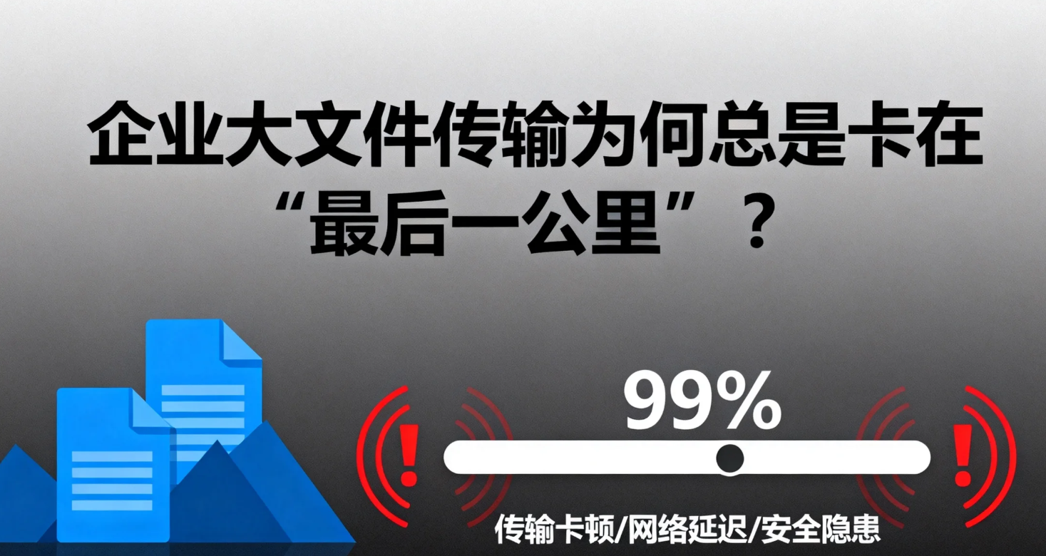企业大文件传输为何总是卡在“最后一公里”？