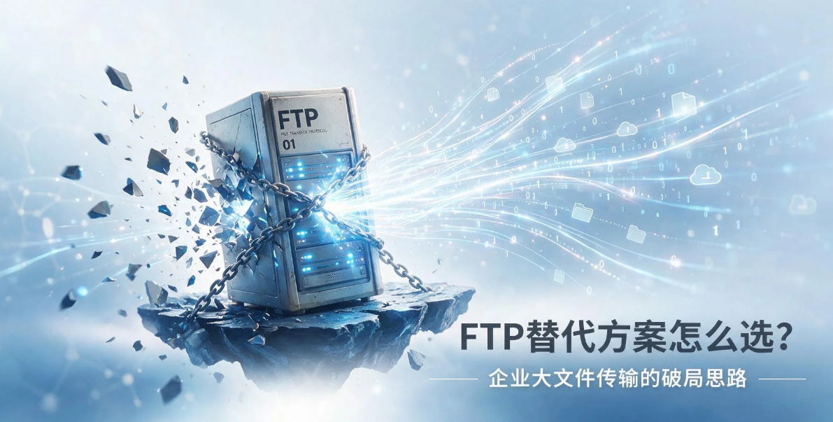 FTP替代方案怎么选?企业大文件传输的破局思路