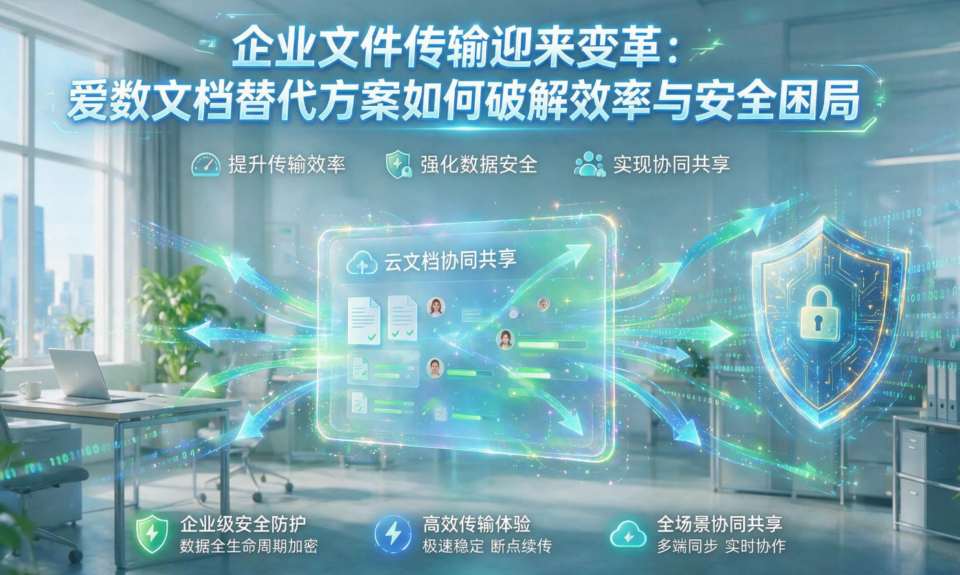 企业文件传输迎来变革：爱数文档替代方案如何破解效率与安全困局