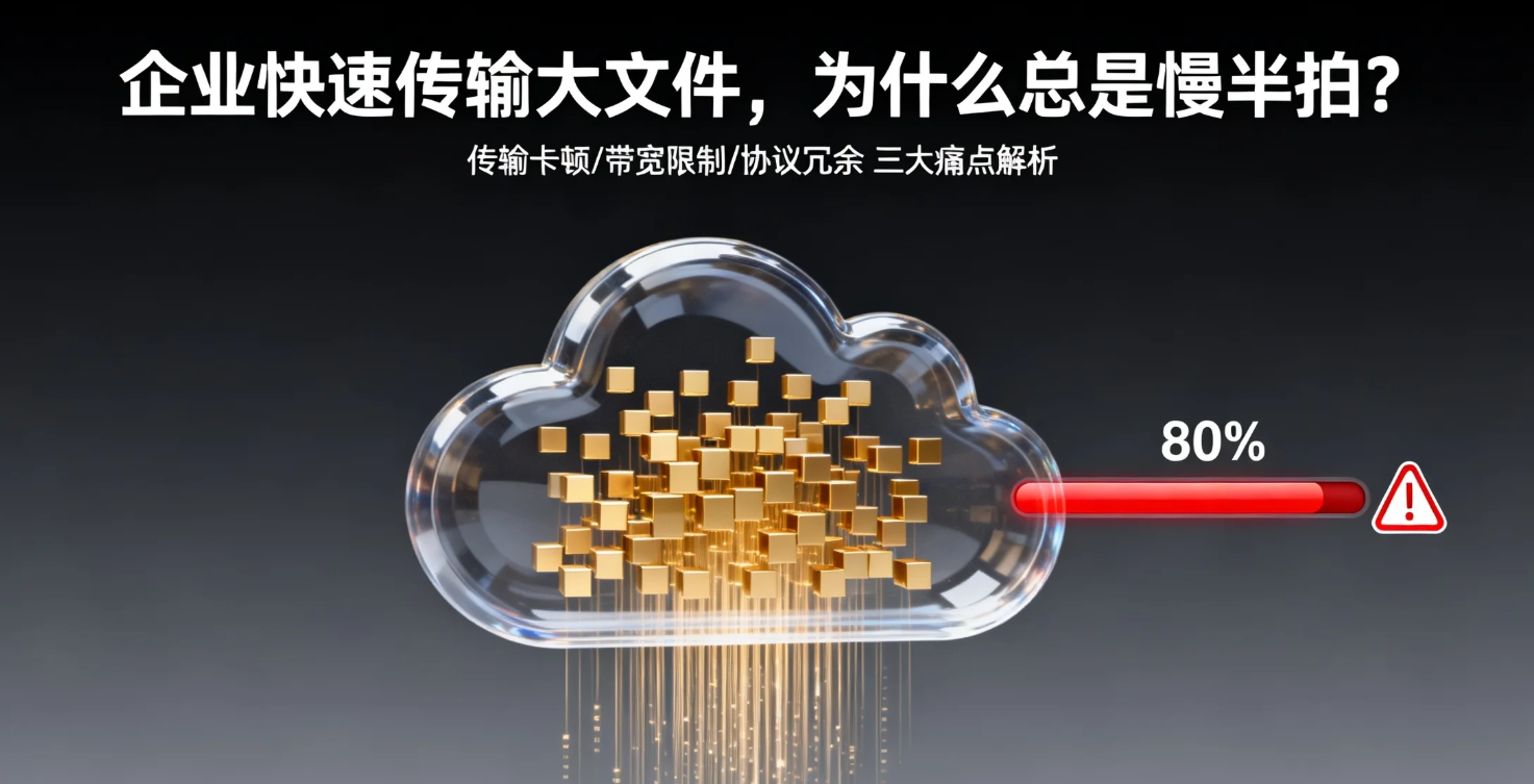 企业快速传输大文件,为什么总是慢半拍?