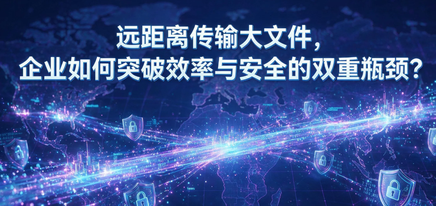 远距离传输大文件，企业如何突破效率与安全的双重瓶颈？