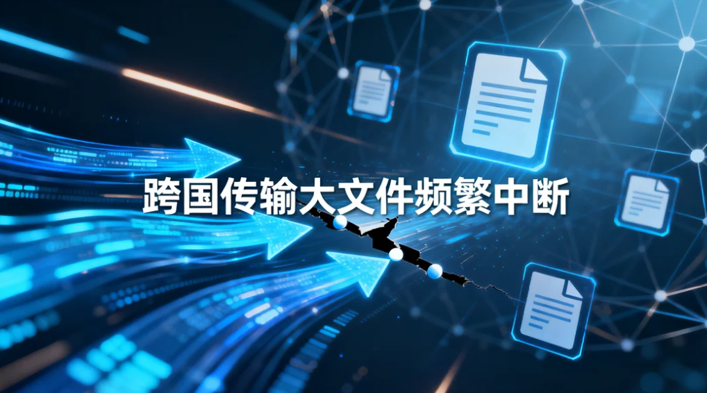 跨国传输大文件频繁中断，镭速传输实现高速稳定跨境传输