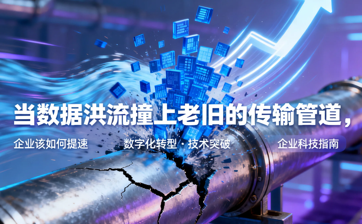 当数据洪流撞上老旧的传输管道,企业该如何提速