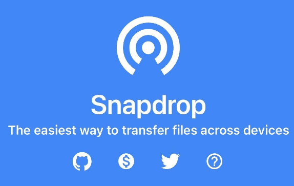 Snapdrop,内网文件传输工具