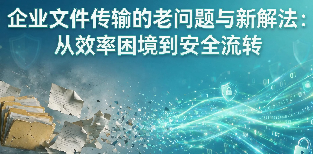 企业文件传输的“老问题”与新解法:从效率困境到安全流转