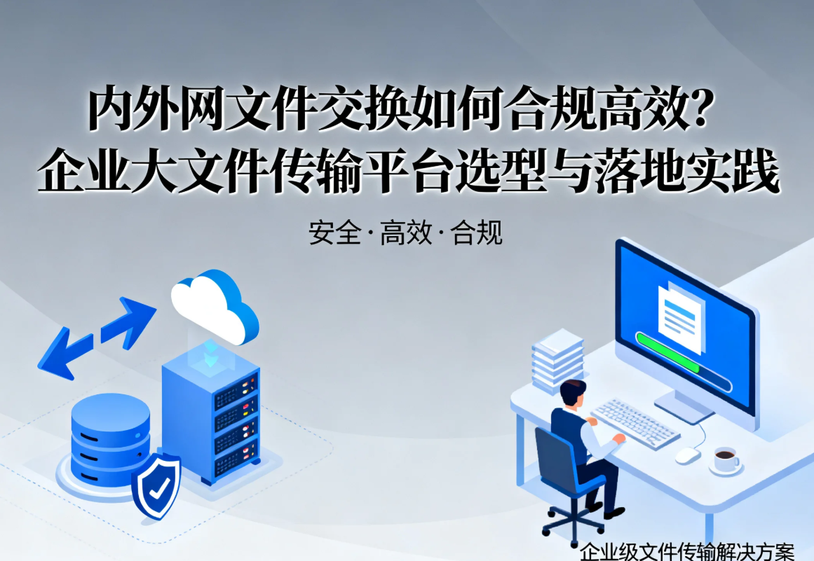 内外网文件交换如何合规高效？企业大文件传输平台选型与落地实践