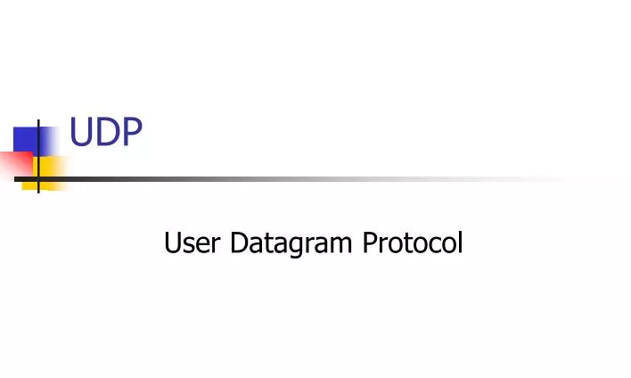 UDP传输不通,UDP传输