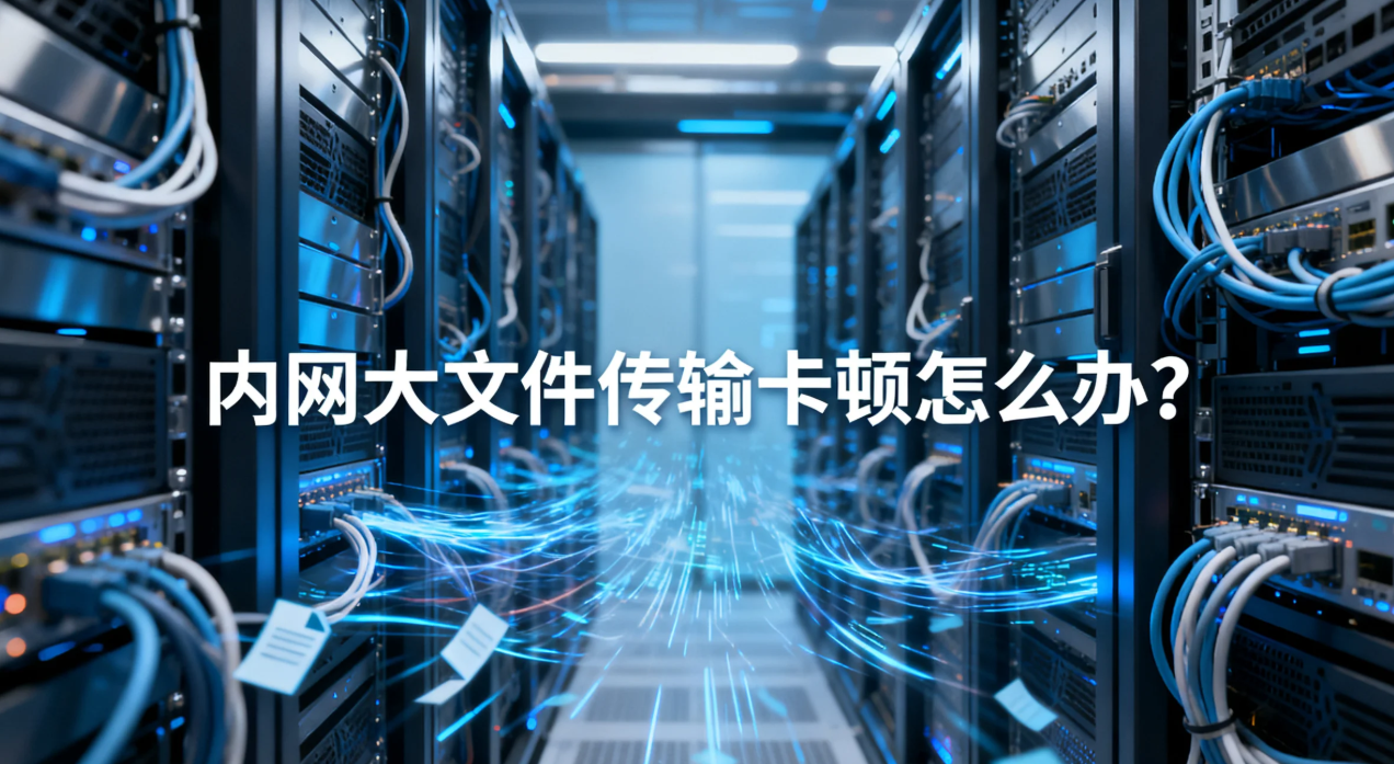 内网大文件传输卡顿怎么办?镭速传输满血释放内网带宽