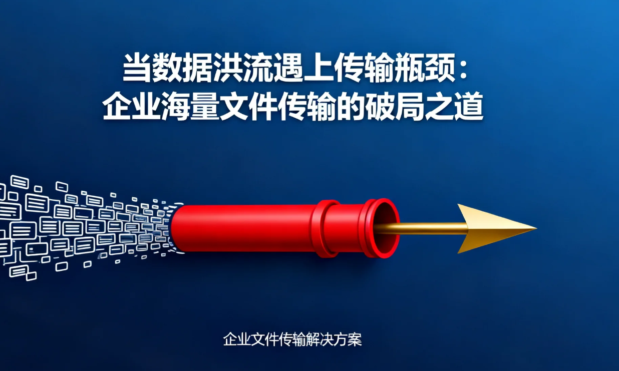 当数据洪流遇上传输瓶颈:企业海量文件传输的破局之道
